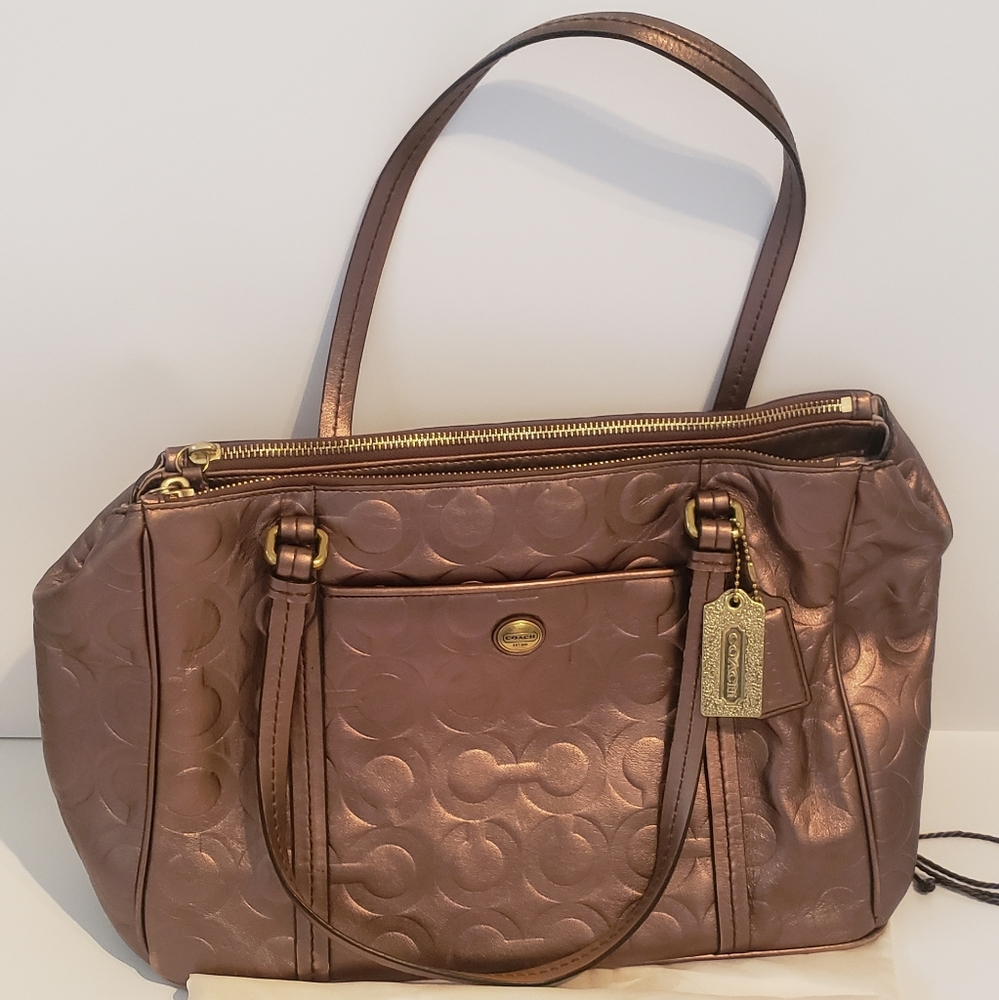 Coach Bronze Tote